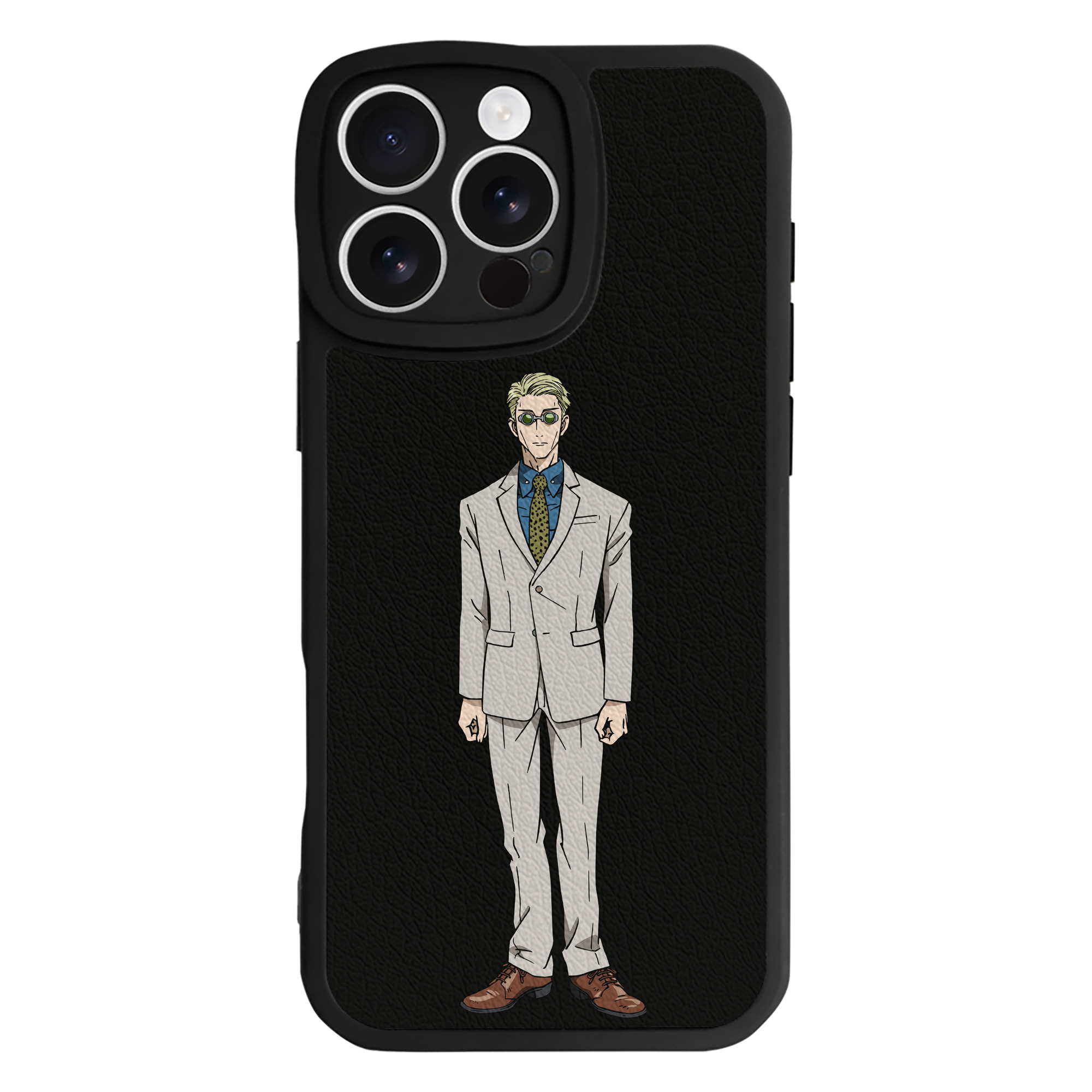 （画像用） 呪術廻戦 Jujutsu Kaisen 【iPhone 16シリーズ対応】シリコンスマホケース（レザー調） 材質：シリコン